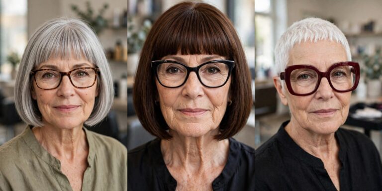 Bangs and Glasses Over 50: How to Wear Both Beautifully
