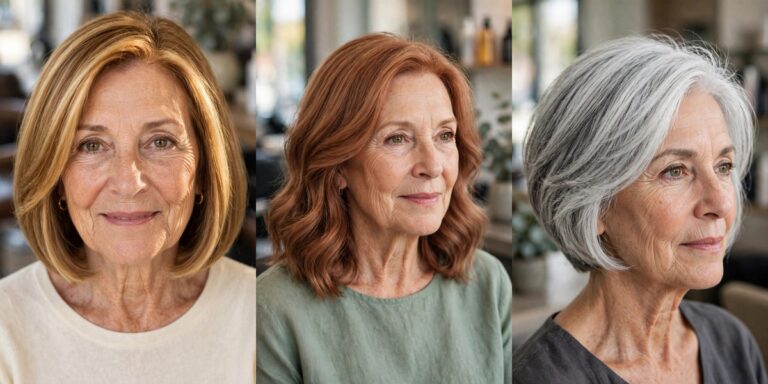 Best Hair Colors for Women Over 50 That Brighten the Face