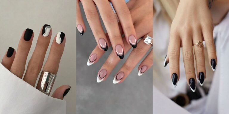 Black and White Nail Ideas: 14 Graphic Monochrome Looks