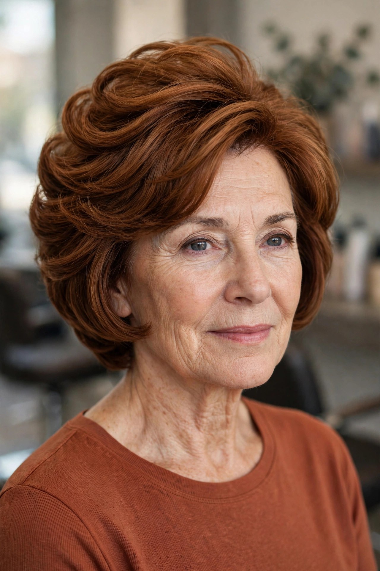 Stacked Bob hairstyle on a woman over 50 - bob haircuts for women over 50
