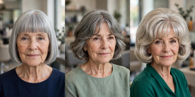 Bob With Bangs for Women Over 60 That Looks Youthful