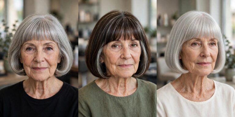 Chic French Bob Ideas for Women Over 60