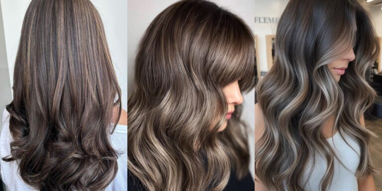 12 Cool-Toned Winter Highlights for Brown Hair