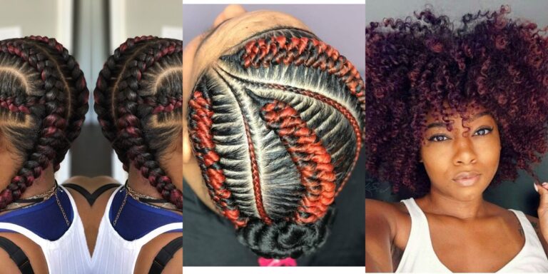 Red Highlights for Black Women: 14 Hairstyles That Pop