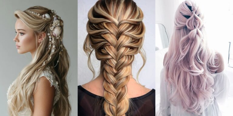 14 Mermaid Hairstyles: Waves, Braids & No-Dye Party Tricks