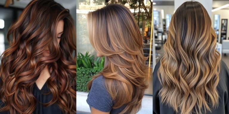 Warm Caramel Balayage with Honey Highlights: 12 Glow Ideas