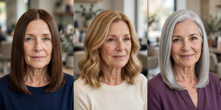 Collarbone Length Hairstyles for Women Over 50 That Look Polished