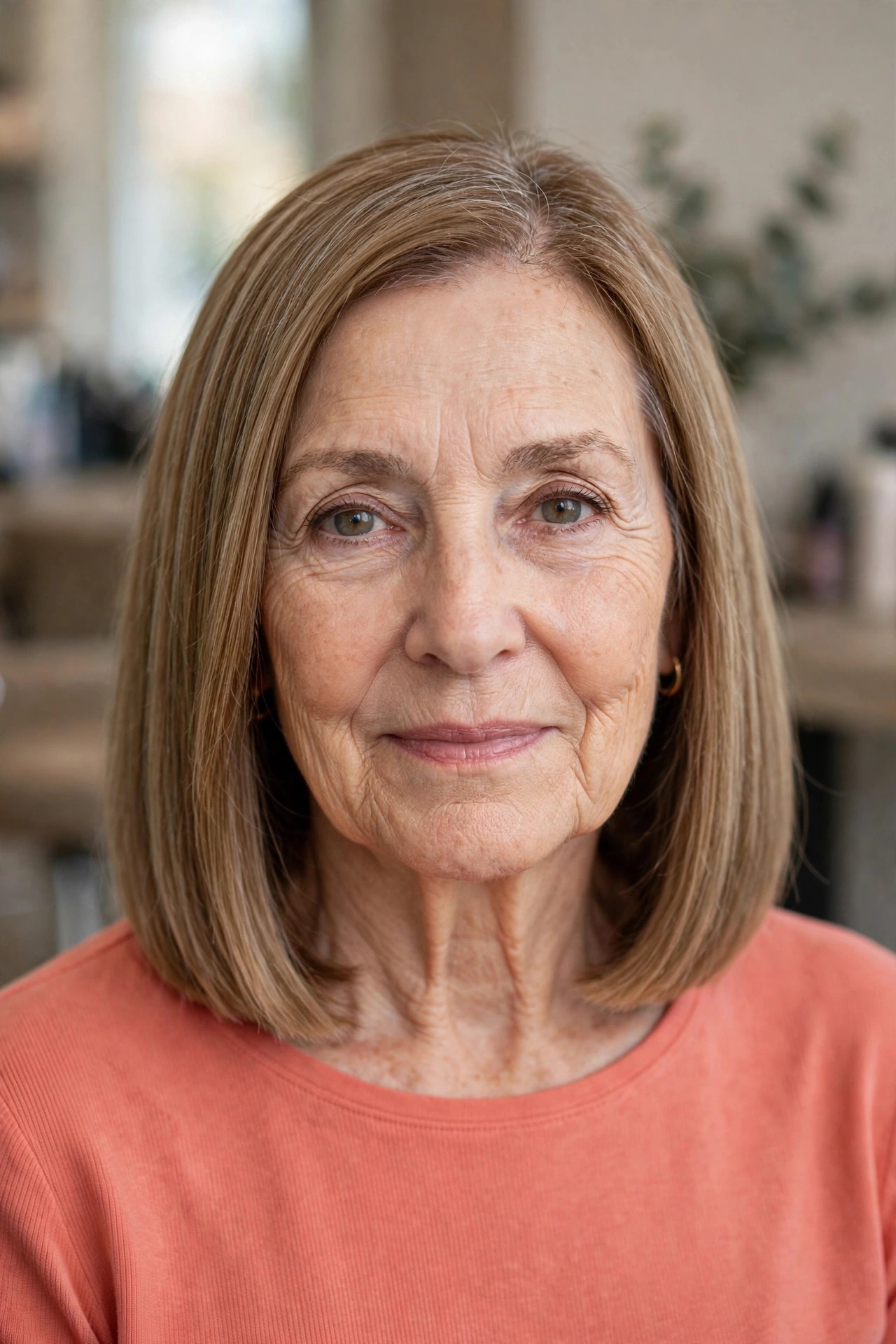 Collarbone Blunt Cut for Fine Hair - collarbone length hairstyle for a woman over 50