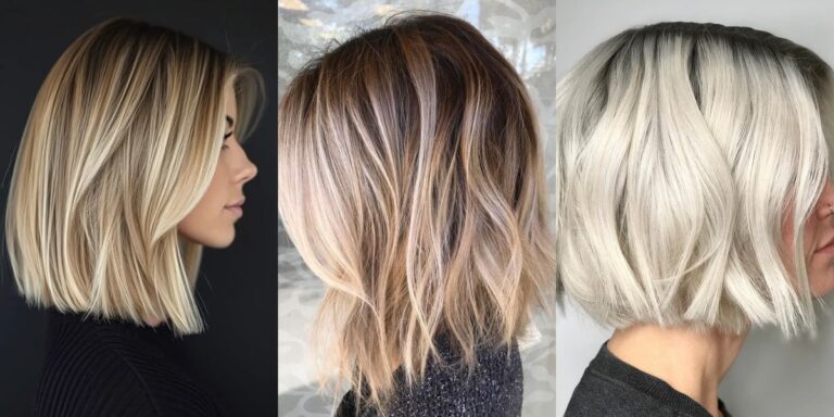 12 Dark Root Blonde Balayage Bobs That Grow Out Pretty