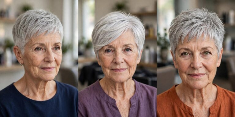 Easy Care Short Hairstyles for Women Over 60 Who Travel