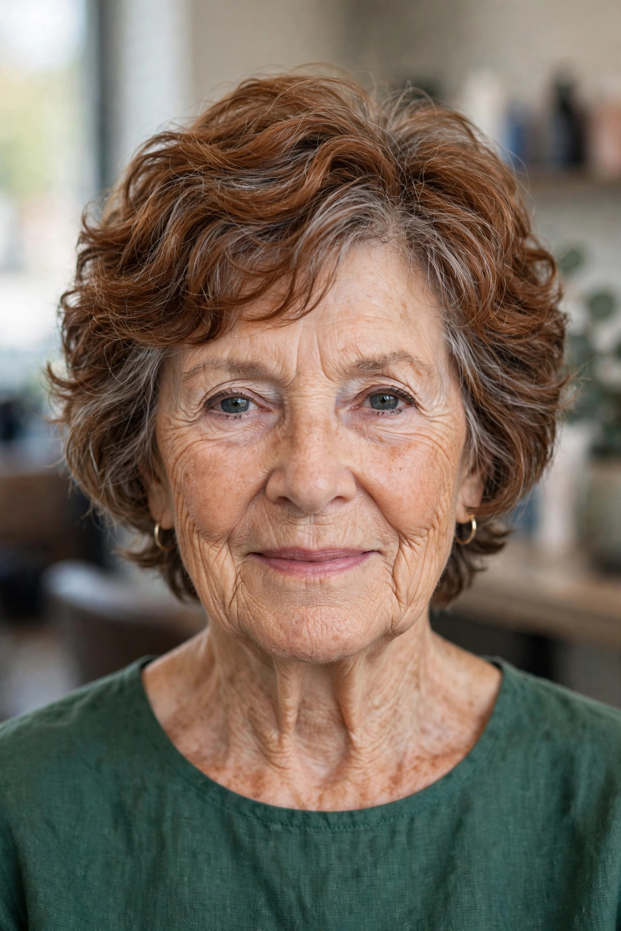 Wavy Pixie Bob for Thick Hair - easy care short hairstyle for women over 60 who travel