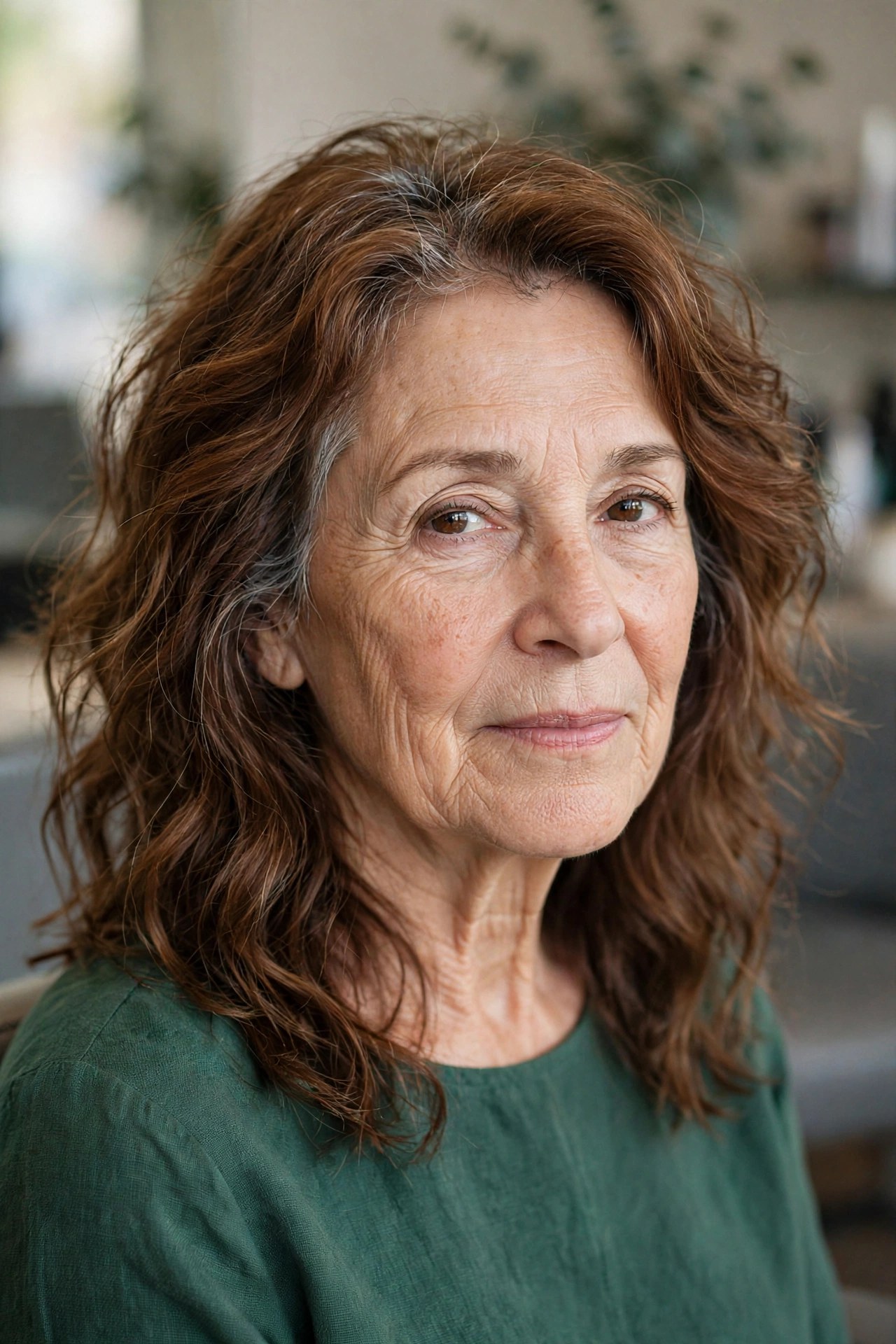 Second-Day Waves Revival on a woman over 50 - easy everyday hairstyle