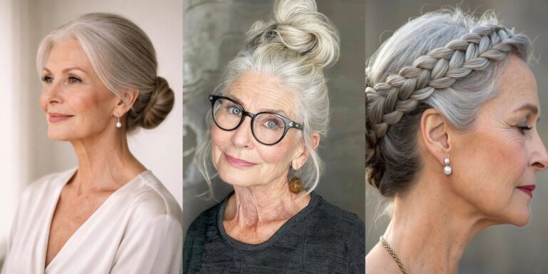 22 Easy Everyday Updos for Women Over 70 With Long Hair
