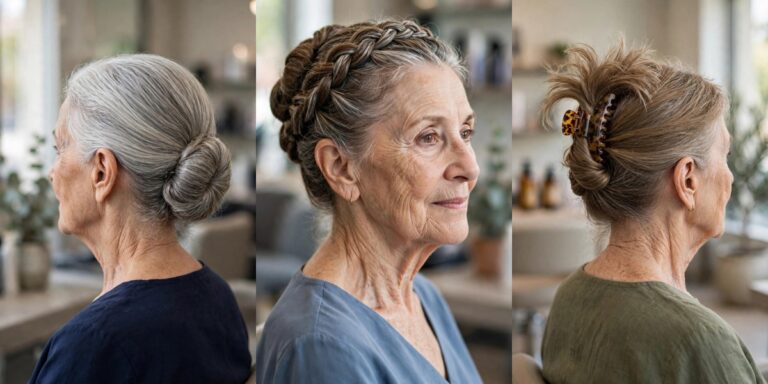Easy Updos for Women Over 60 You Can Do Yourself