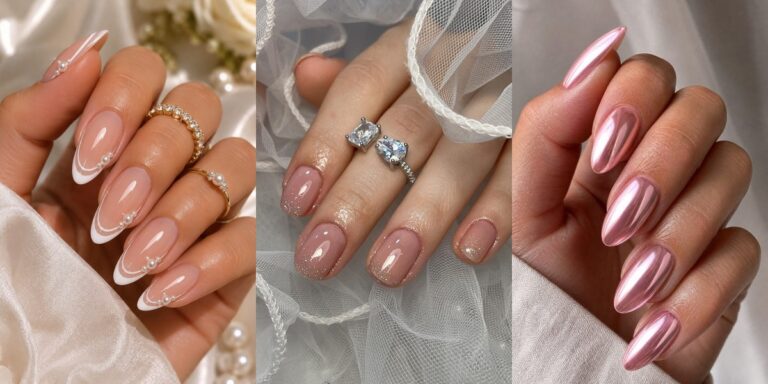 Engagement Nails: 16 Romantic Ideas for Your Ring Photos