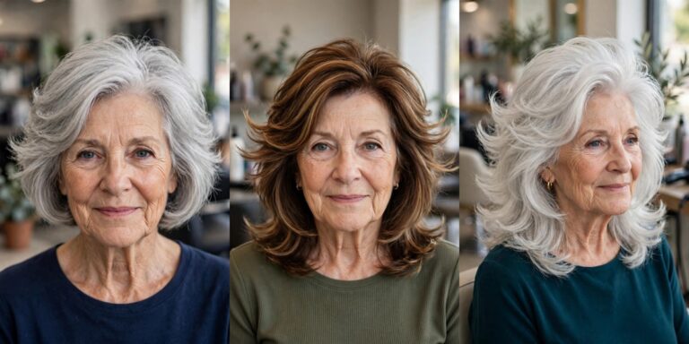 Feathered Haircuts for Women Over 60 That Bring Back Volume
