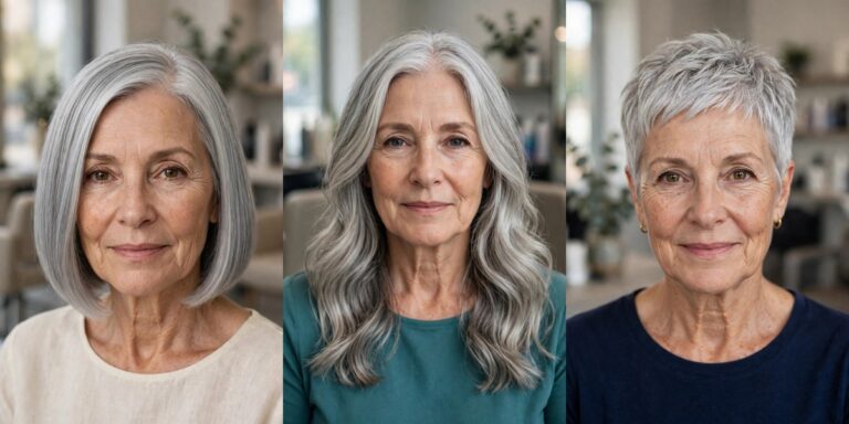 Gray Hairstyles for Women Over 50 That Look Stylish and Modern