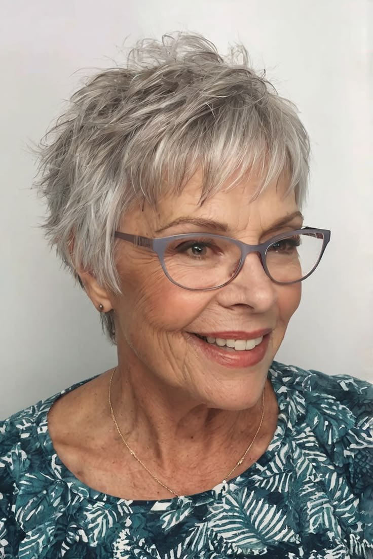 The Neat Gray Crop for Everyday Polish - gray hairstyle on a woman over 70