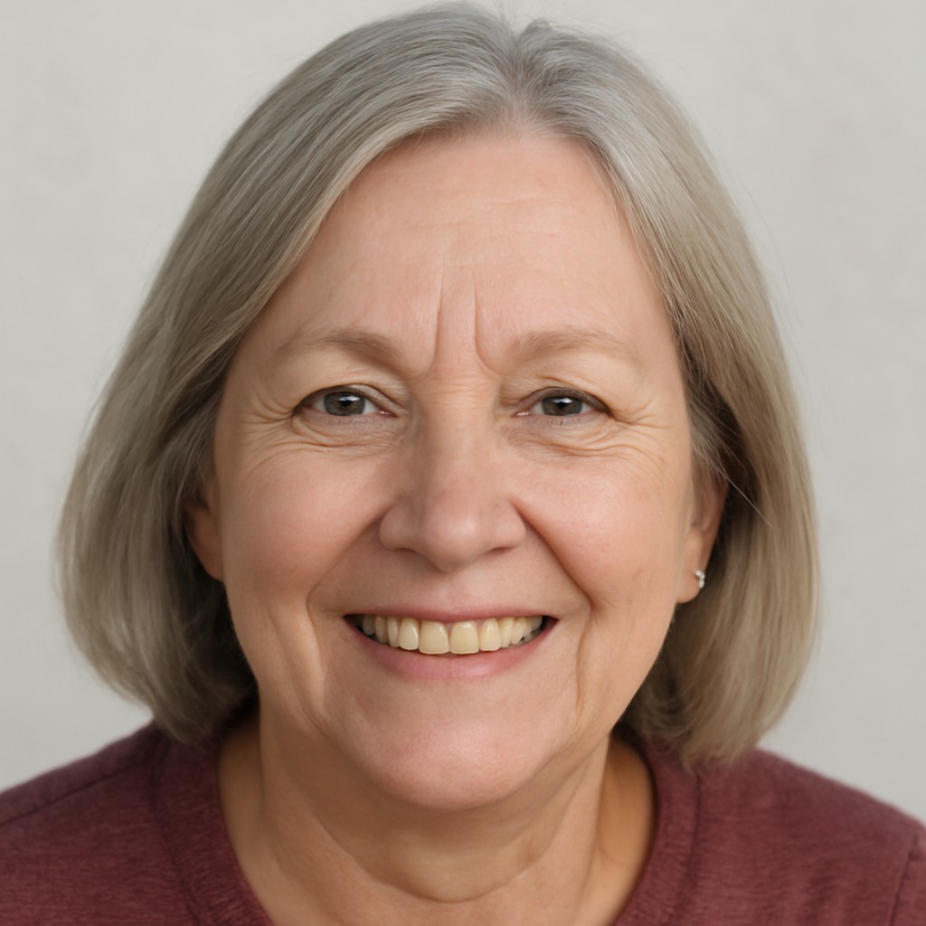 Gray shoulder length haircut on a woman over 70 with silver hair - Soft Gray Lob With a Side Sweep