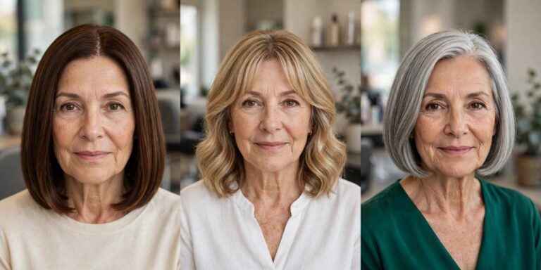 Haircuts for Oval Faces Over 50 That Show Off Balance