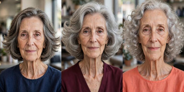 Haircuts for Women Over 60 With Long Faces That Add Width