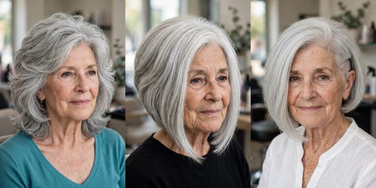 Haircuts for Women Over 60 With Thick Hair That Feel Lighter