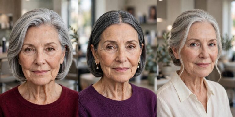 Hairstyles for Oval Faces Over 60 That Show Off Cheekbones
