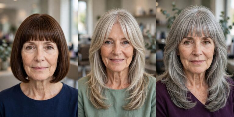Hairstyles With Bangs for Women Over 50 That Take Years Off
