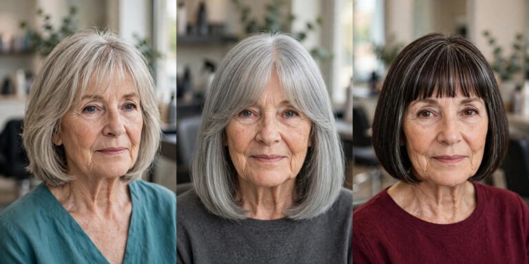 Hairstyles With Bangs for Women Over 60 That Soften Fine Lines
