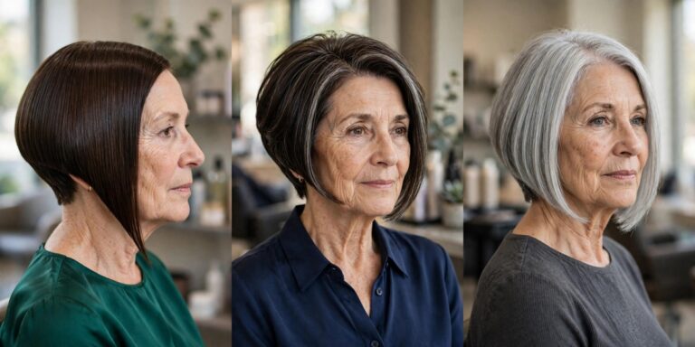 Inverted Bob Hairstyles for Women Over 50 With a Modern Edge