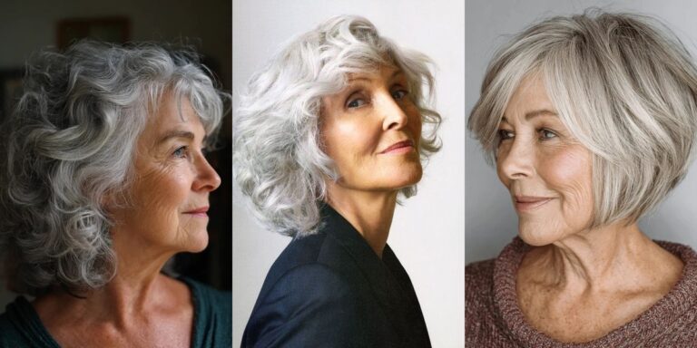21 Layered Bob for Women Over 70 With Thick Wavy Hair