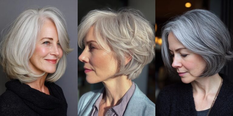 12 Layered Bob Haircuts for Women Over 60 That Look Modern