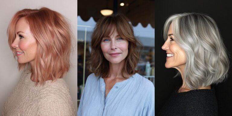 12 Flattering Long Bob Hairstyles for Women Over 40