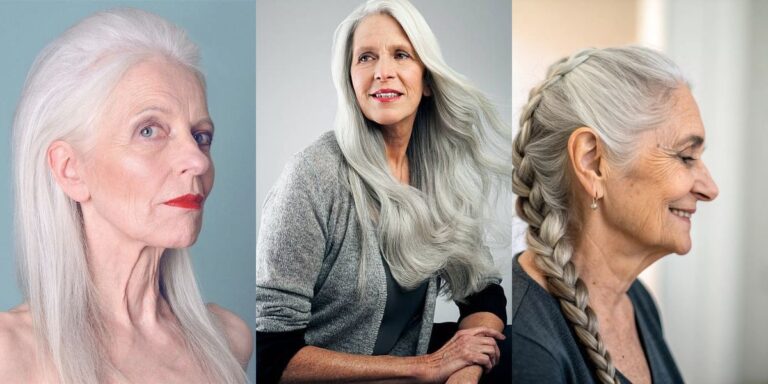 23 Long Gray Hair Ideas for Women Over 70 Who Love Length