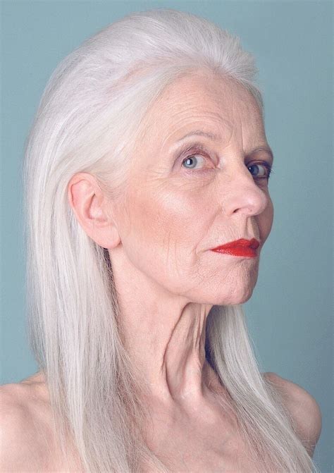 Woman over 70 with pure White Length Worn Straight and Sleek — long gray hairstyle inspiration for women over 70