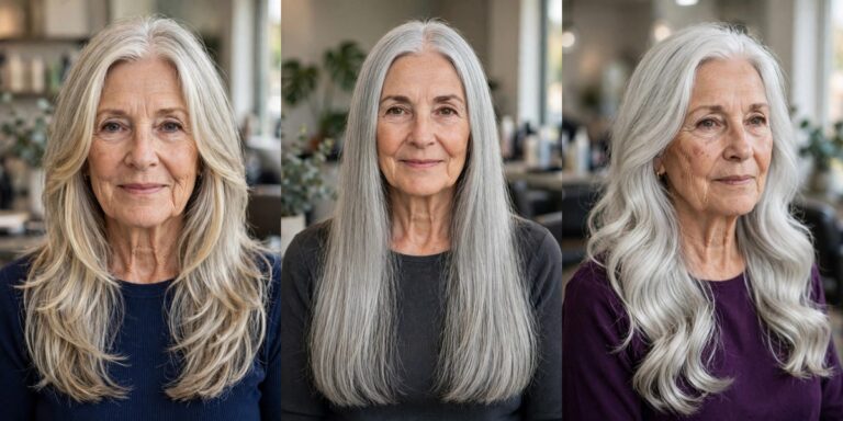 Long Hairstyles for Women Over 60 Who Don’t Want to Go Short