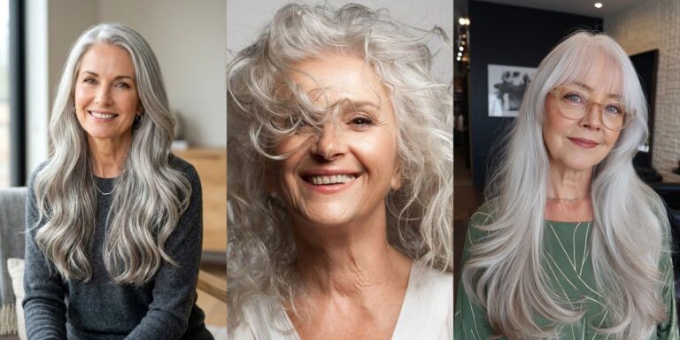 25 Long Hairstyles for Women Over 70 That Look Elegant