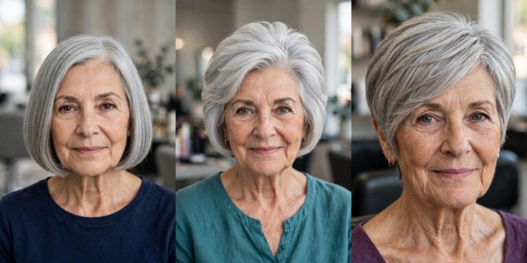 Low Maintenance Haircuts for Women Over 60 That Look Neat All Day
