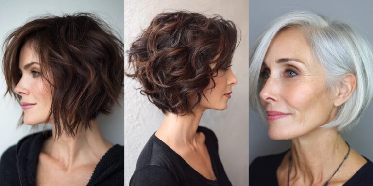 12 Low-Maintenance Layered Bobs for Older Women