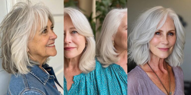 22 Medium Length Hairstyles for Women Over 70 That Look Graceful