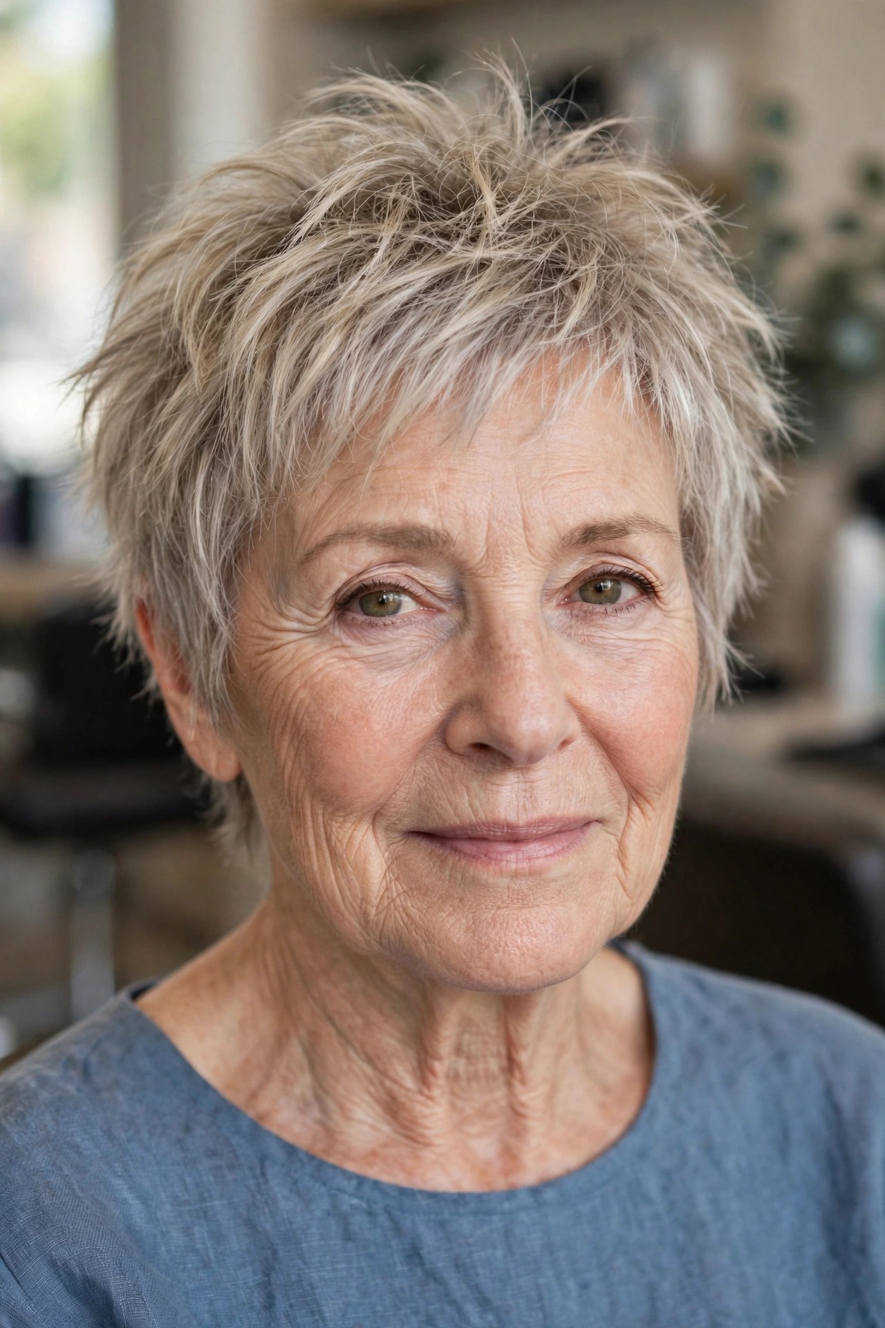 Messy Pixie for Fine Hair - messy pixie cut for women over 50