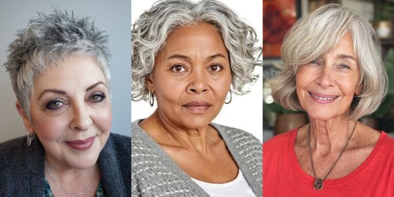 21 Hairstyles for Women Over 70 With Round Faces