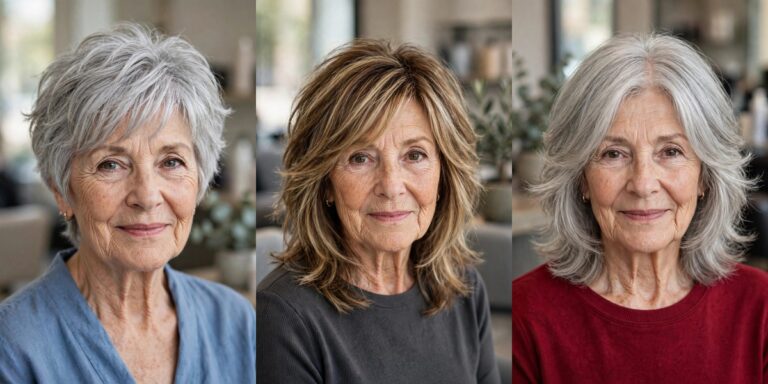 Shag Haircuts for Women Over 60 With a Soft Modern Feel