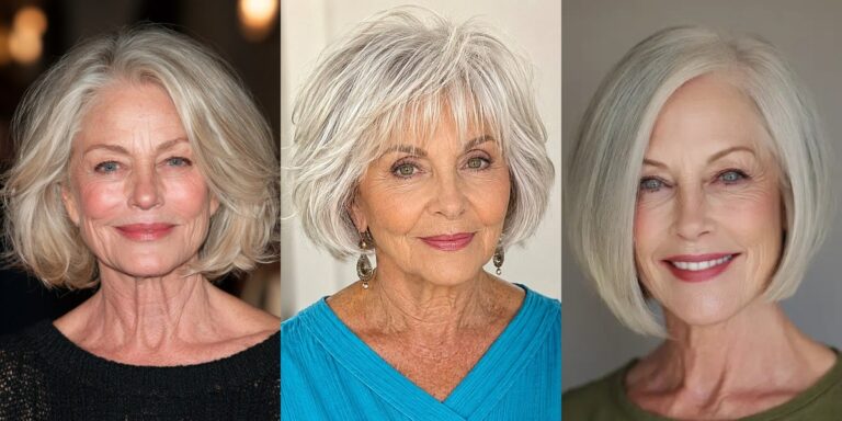 27 Short Bob Haircuts for Women Over 70 With Fine Hair