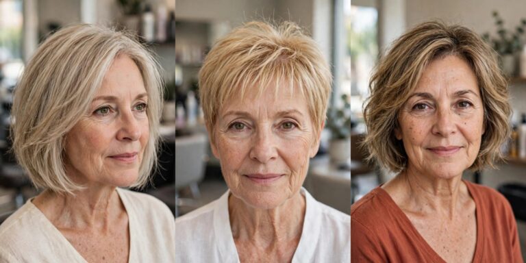 Short Layered Haircuts for Thinning Hair Over 50