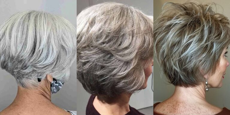 26 Short Layered Haircuts for Women Over 70 With Back Views