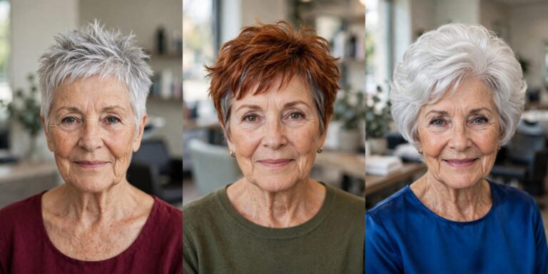 Short Sassy Haircuts for Women Over 60 With Lots of Personality