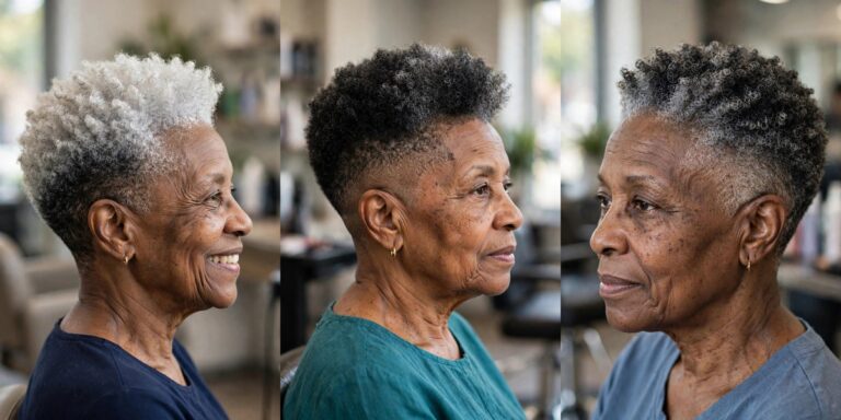 Short Tapered Natural Haircuts for Black Women Over 60