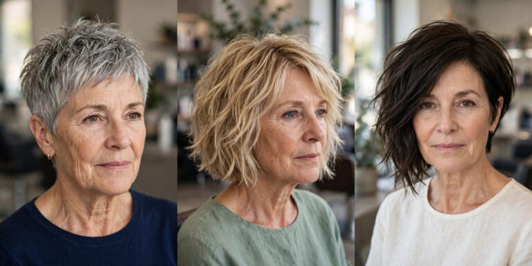 Short Textured Haircuts for Women Over 50 That Are Easy to Style