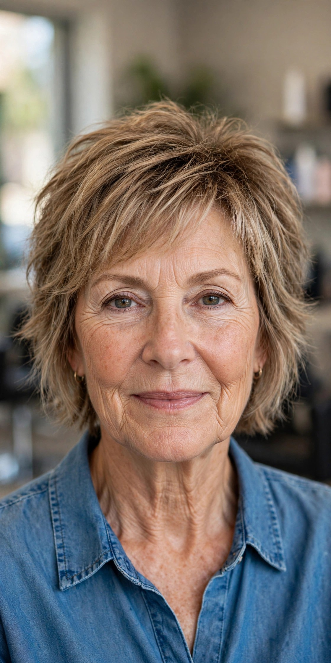 Textured Bixie — the Pixie Bob on a woman over 50 - short textured haircut idea 15